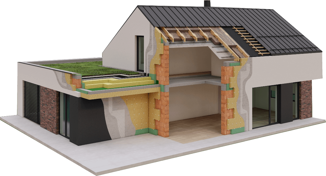 Zateplením fasády a strechy môžete znížiť až 60 % nákladov na energiu a zlepšiť kvalitu vášho domova.